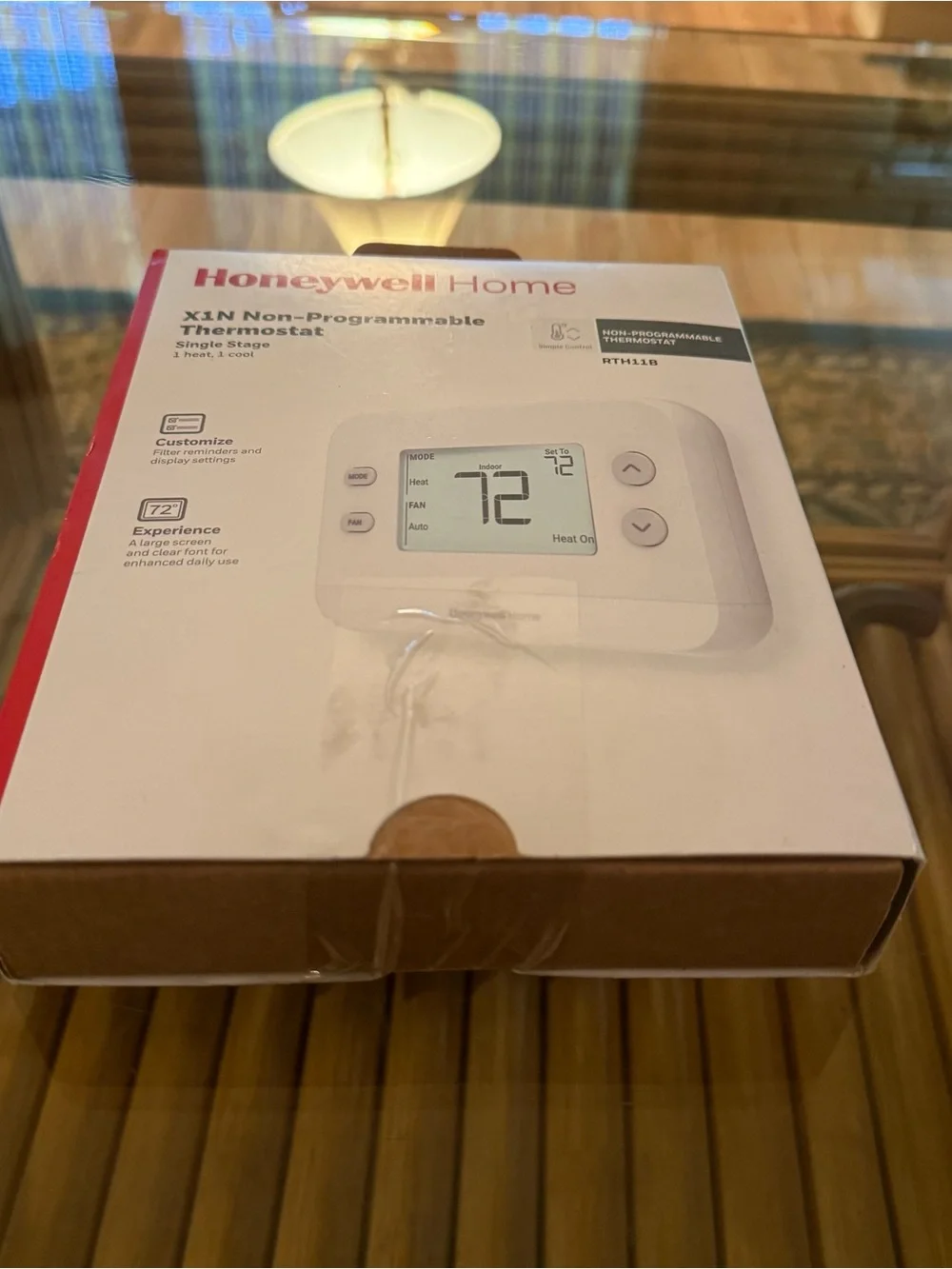 Honeywell Home RTH111B Non-Programmable Thermostat 1H/1C Digital Display